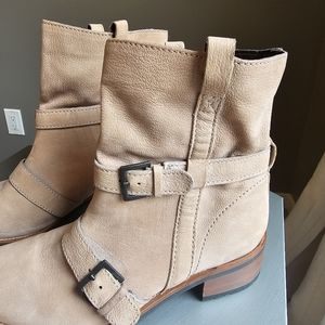 COLE HAAN LEATHER ANKLE BOOTS SZ 8